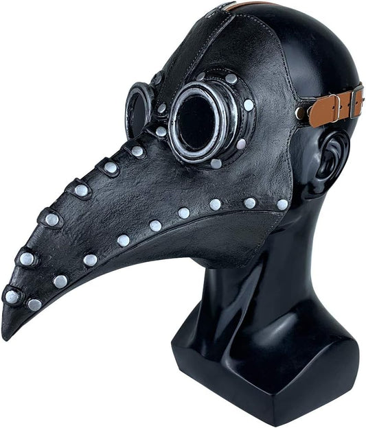 "Steampunk Plague Doctor Mask - Perfect for Halloween Parties! Unisex Design for Men & Women"