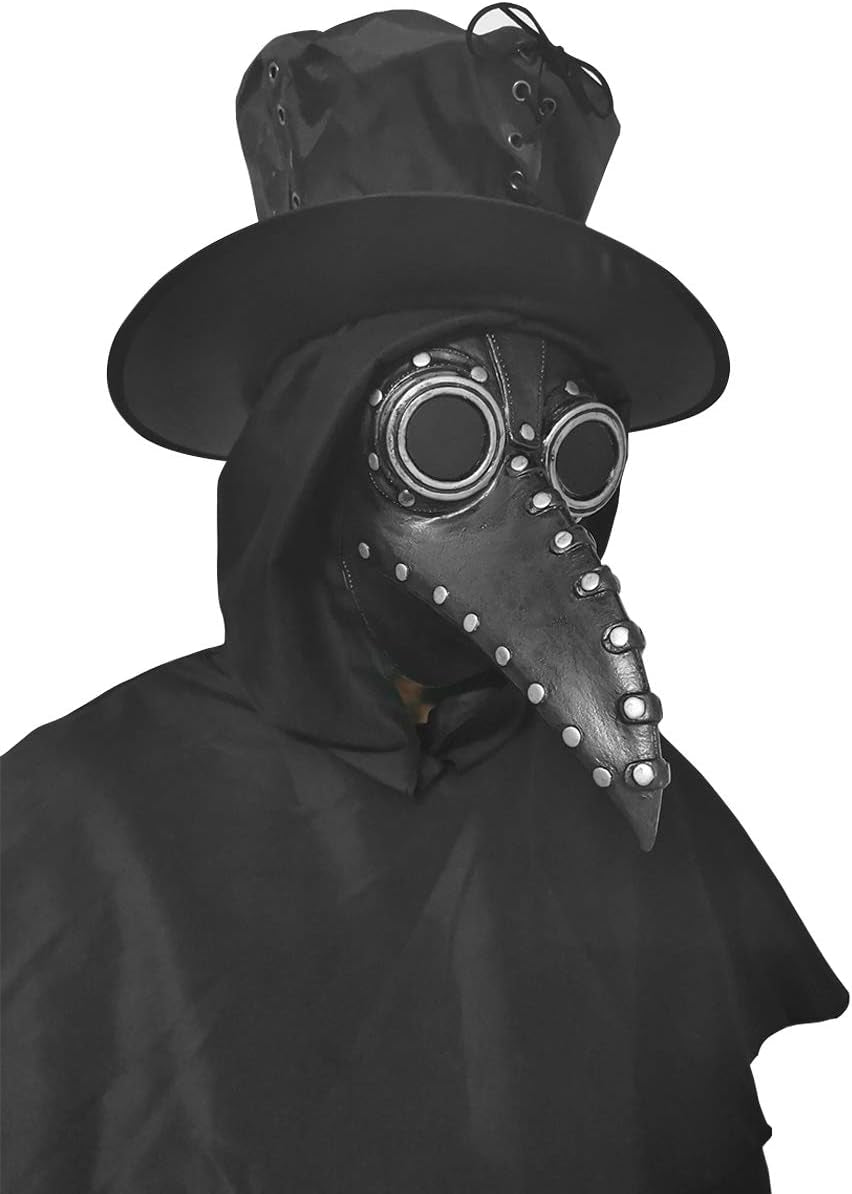 "Steampunk Plague Doctor Mask - Perfect for Halloween Parties! Unisex Design for Men & Women"