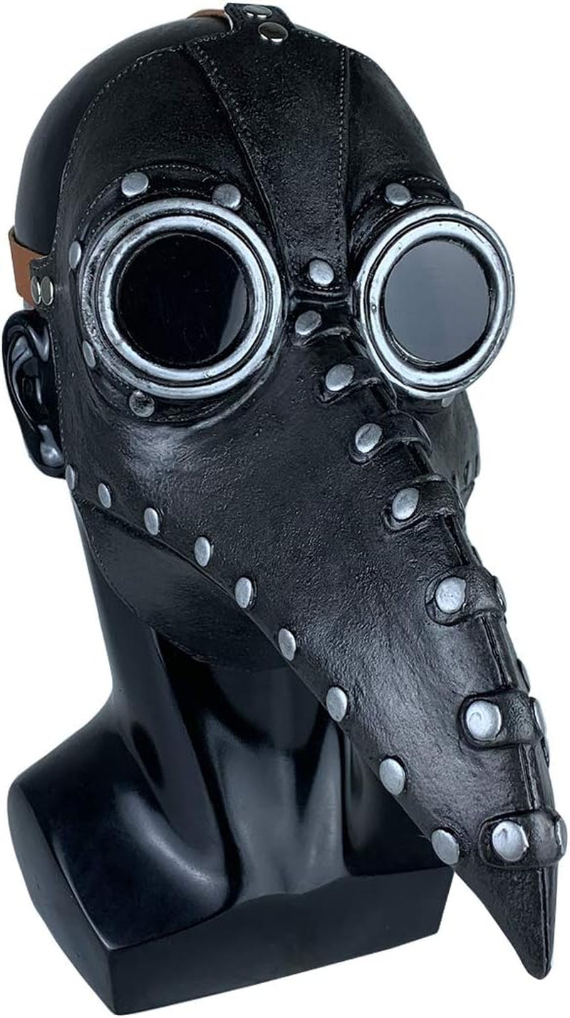 "Steampunk Plague Doctor Mask - Perfect for Halloween Parties! Unisex Design for Men & Women"