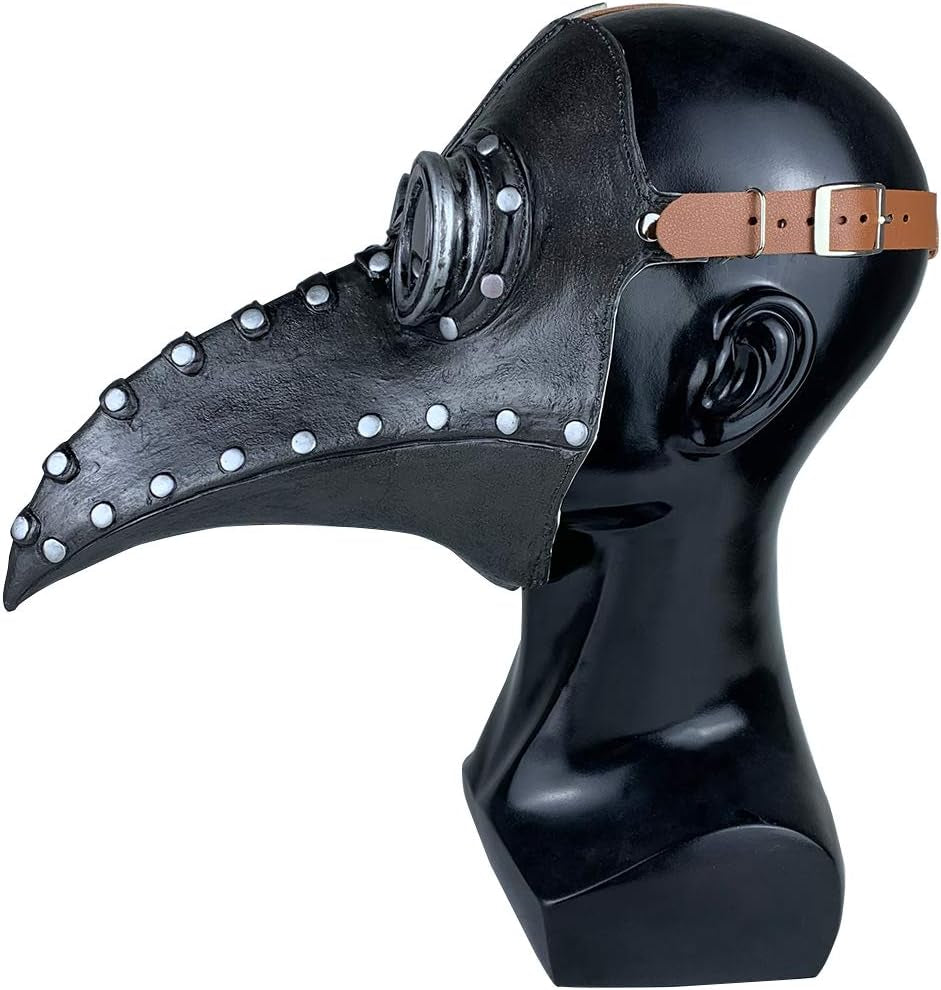 "Steampunk Plague Doctor Mask - Perfect for Halloween Parties! Unisex Design for Men & Women"